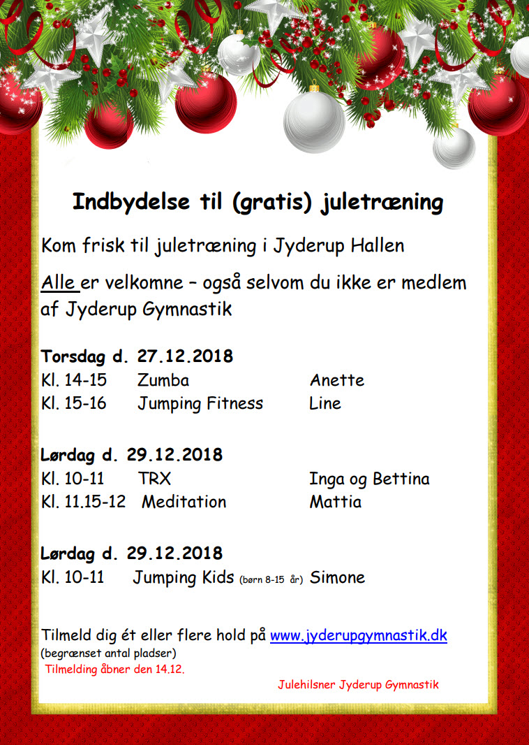 Juletraening 2018